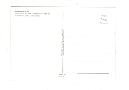 Ansichtskarte Bayerischer Wald / Schutzhaus auf dem Großen Osser / K1-51