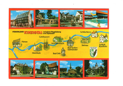 Ansichtskarte Kinzigtal zwischen Vogelsberg und Spessart / H1-64