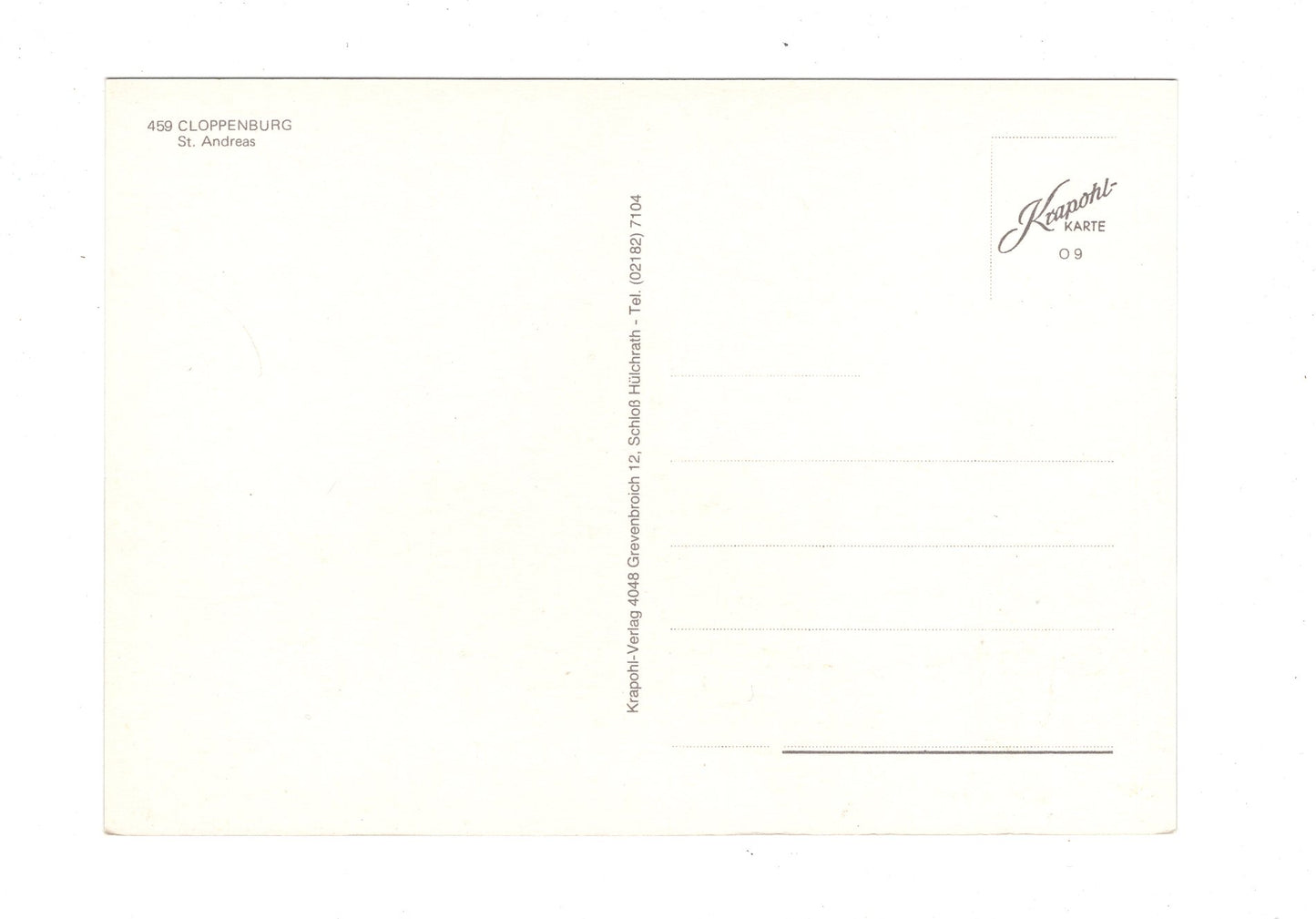 Ansichtskarte Cloppenburg / St. Andreas / I1-63