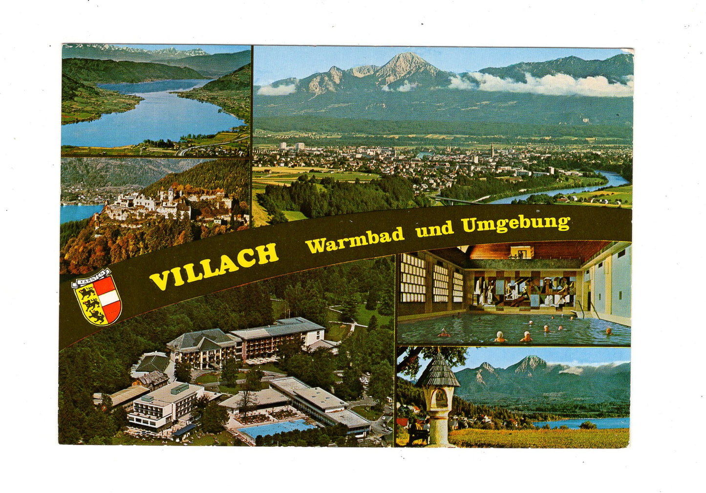 Ansichtskarte Villach / Warmbad und Umgebung / Kärnten / Österreich