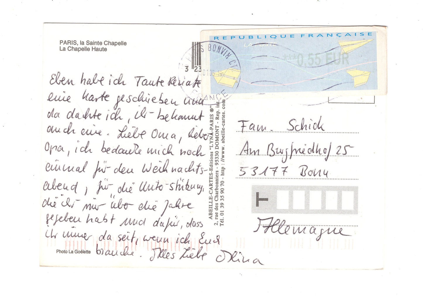 Ansichtskarte Paris / La Sainte-Chapelle / Frankreich