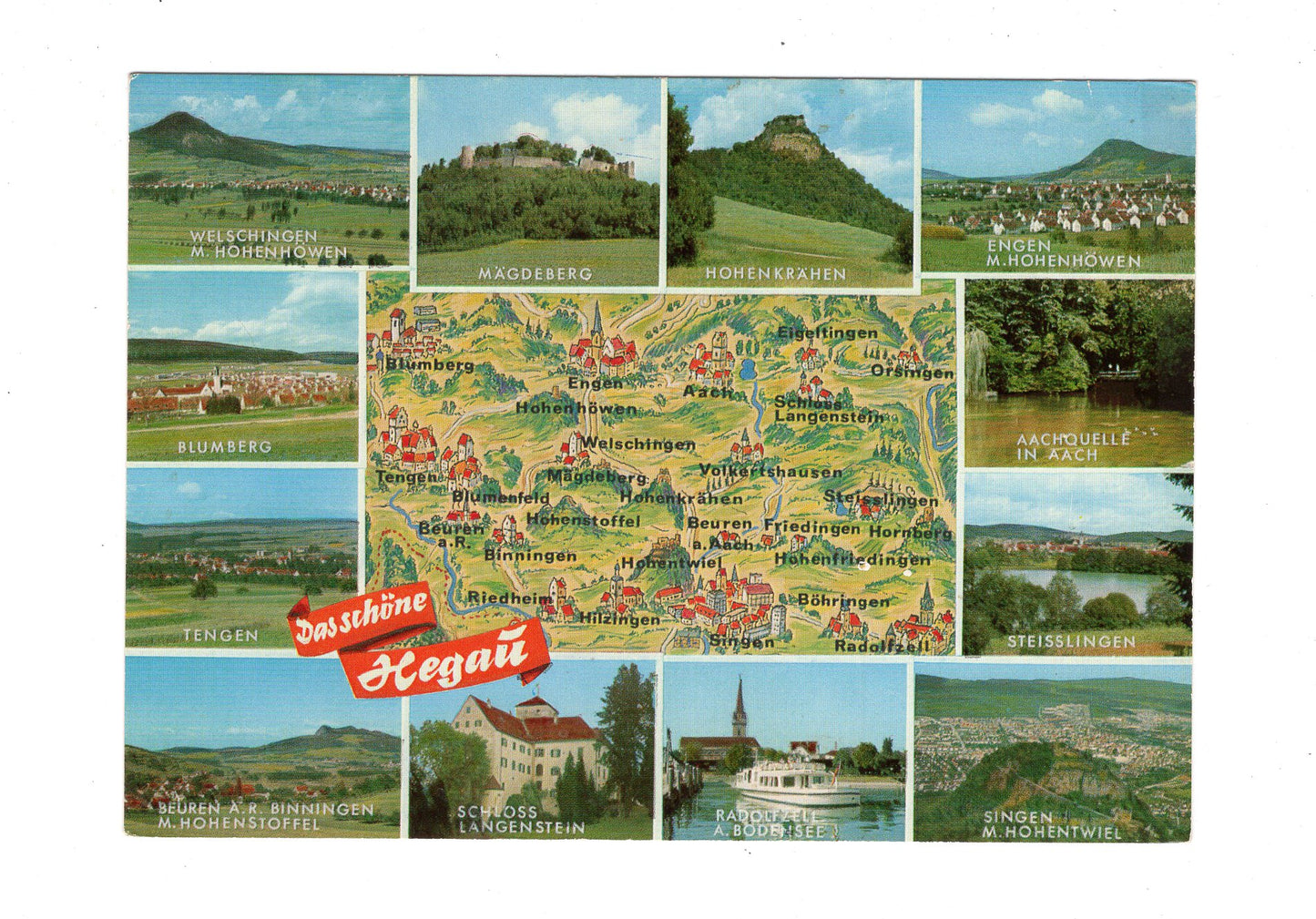 Ansichtskarte Das schöne Hegau / Schloss Langenstein +++