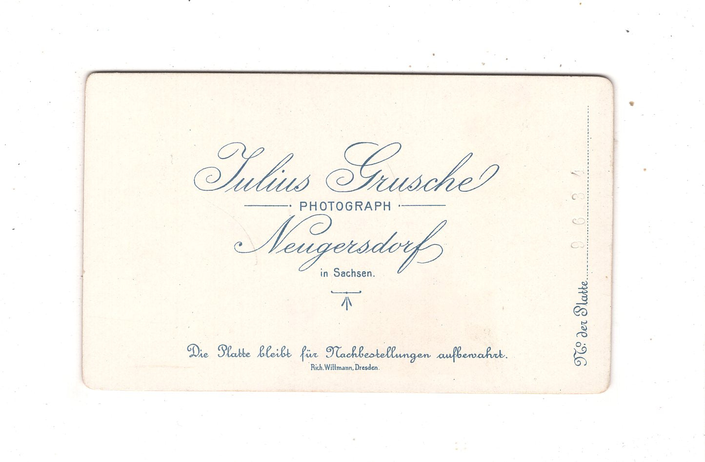 Fotografie Feines junges Mädchen - Neugersdorf 1890er