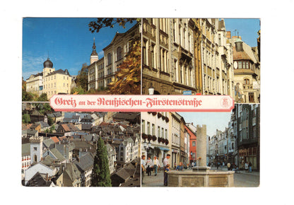 Ansichtskarte Greiz an der Reußischen Fürstenstraße / H1-64