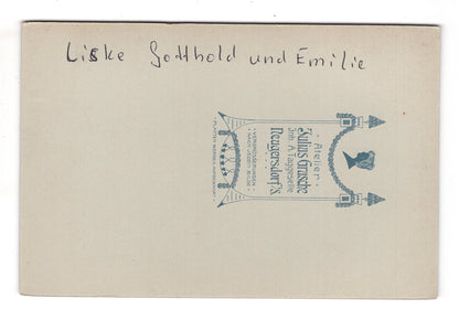 Fotografie Feines Paar / benannt - Neugersdorf 1900er / CAB X-24