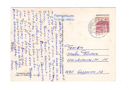 Ansichtskarte Feldberg / Schwarzwald / G1-68