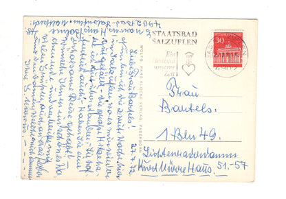 Ansichtskarte Bad Salzuflen / Fontänen und Kurhaus +++ / J1-59