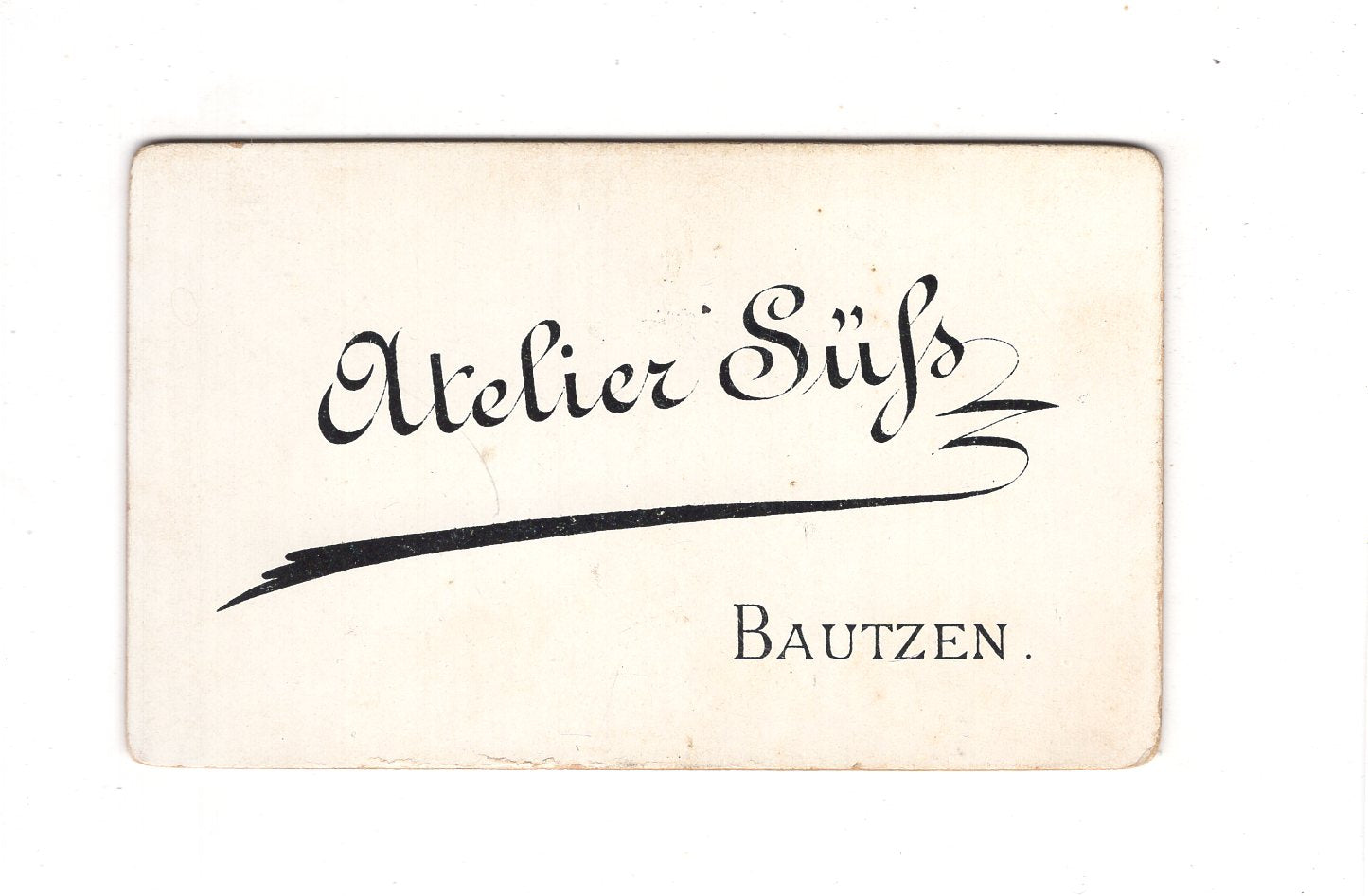 Fotografie Damenportrait - Bautzen 1880er / CDV C1-15