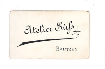 Fotografie Damenportrait - Bautzen 1880er / CDV C1-15