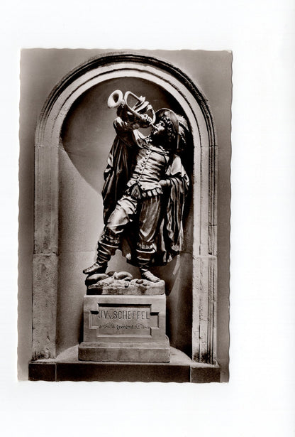 Ansichtskarte Säckingen am Rhein / Trompeter-Denkmal
