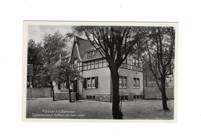 Ansichtskarte Höxter an der Oberweser / Jugendherberge Hoffmann von Fallersleben