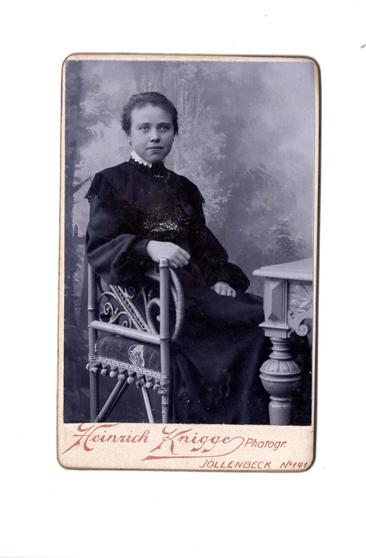 Fotografie Feine Dame - Jöllenbeck (Bielefeld) 1900er