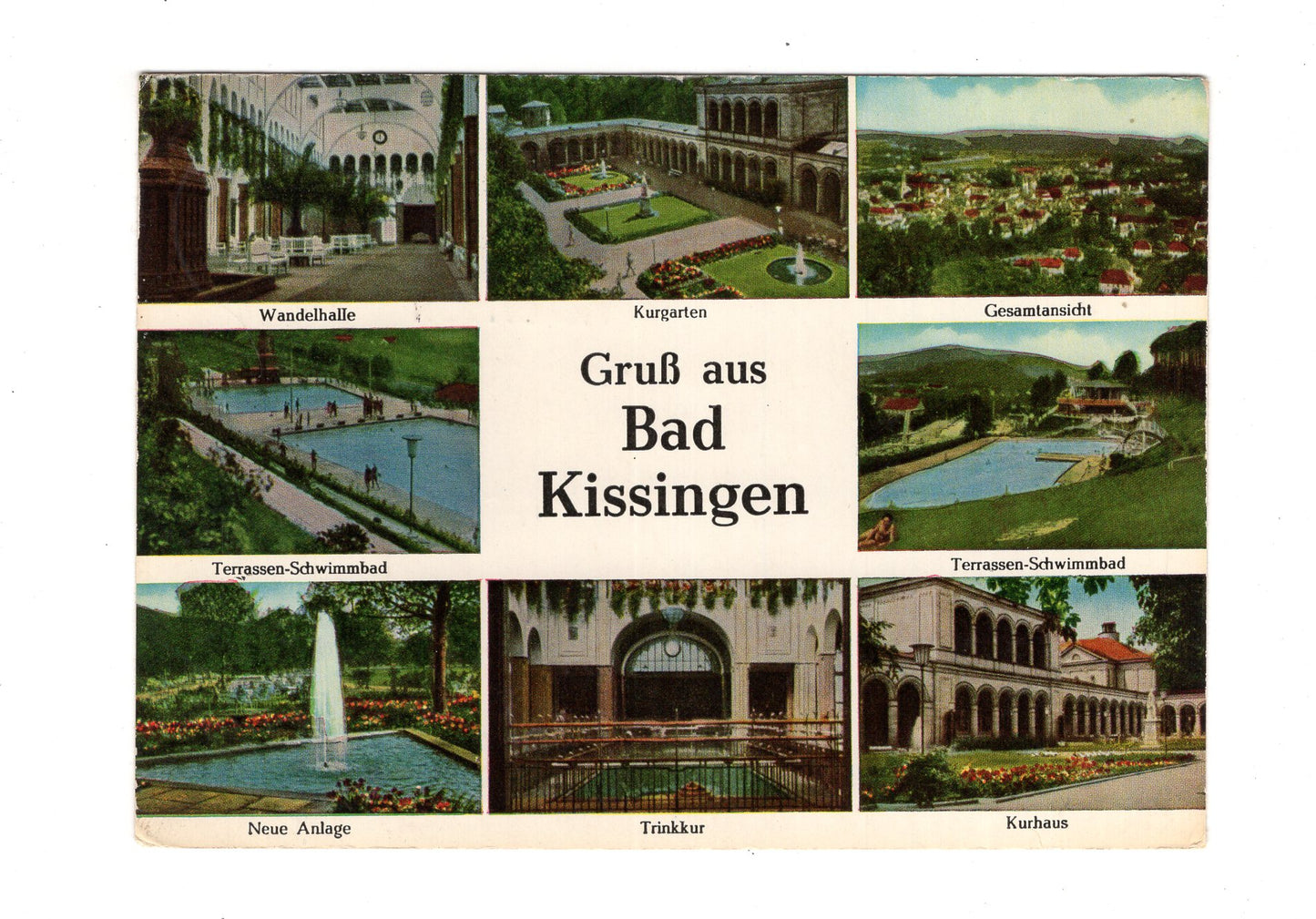 Ansichtskarte Bad Kissingen / Kurhaus / Wandelhalle +++