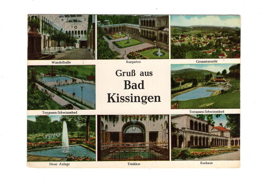 Ansichtskarte Bad Kissingen / Kurhaus / Wandelhalle +++