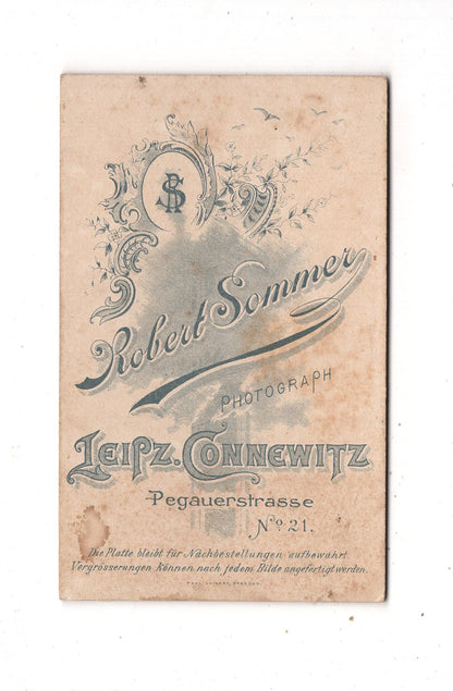 Fotografie Feines junges Mädchen - Leipzig-Connewitz um 1900