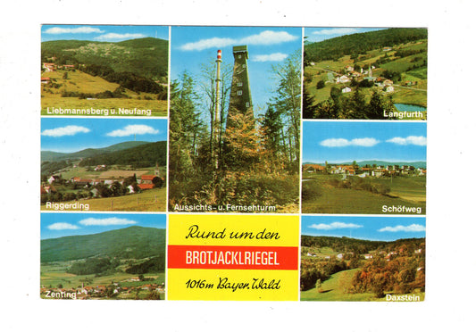Ansichtskarte Bayerischer Wald / Rund um den Brotjacklriegel / K1-51