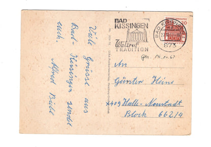 Ansichtskarte Bad Kissingen / Kurhaus / Wandelhalle +++