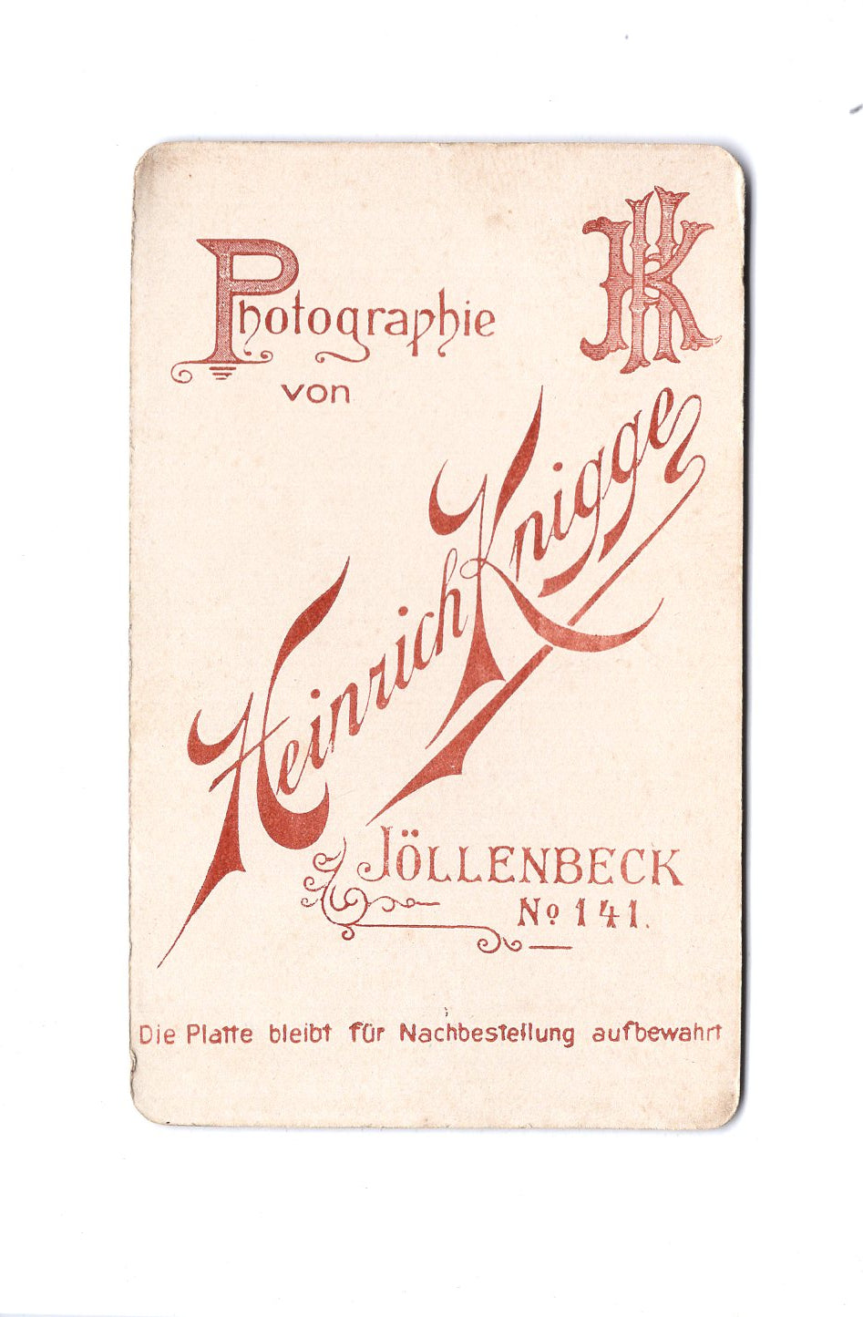 Fotografie Feine Dame - Jöllenbeck (Bielefeld) 1900er