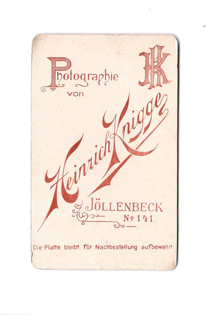 Fotografie Feine Dame - Jöllenbeck (Bielefeld) 1900er