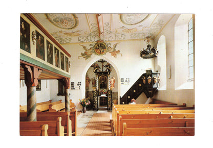 Ansichtskarte Laichingen 3 / Ev. Kirche in Machtolsheim
