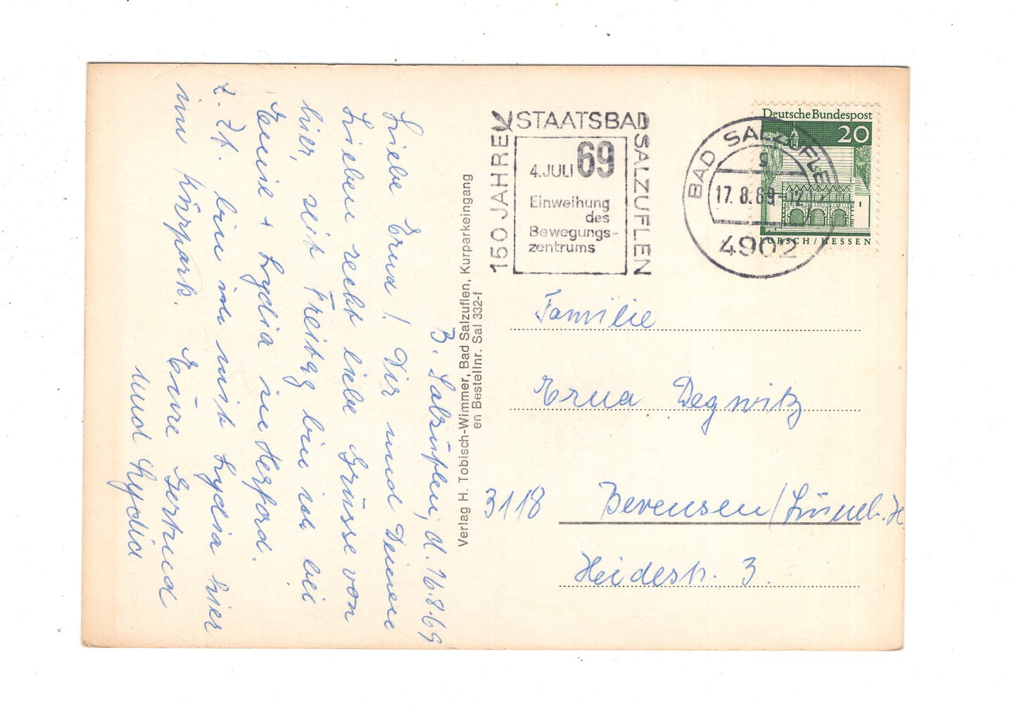 Ansichtskarte Bad Salzuflen / J1-59