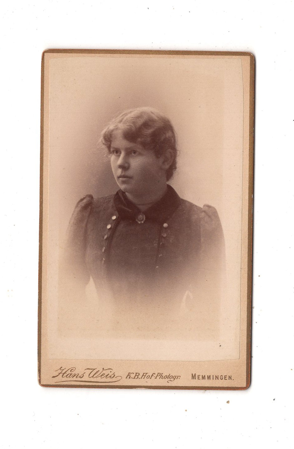 Fotografie Damenportrait - Memmingen 1880er