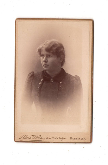 Fotografie Damenportrait - Memmingen 1880er