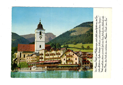 Ansichtskarte St. Wolfgang am See / Weißes Rössl / Salzkammergut / Österreich