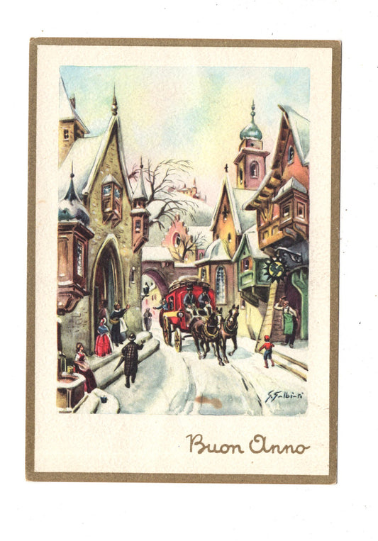 Ansichtskarte Feiertage / Frohes neues Jahr / K1-70