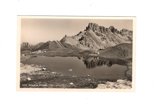 Ansichtskarte Schwarze Milzsee / Allgäuer Alpen