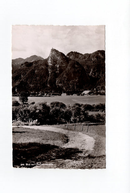Ansichtskarte Blick auf Oberammergau