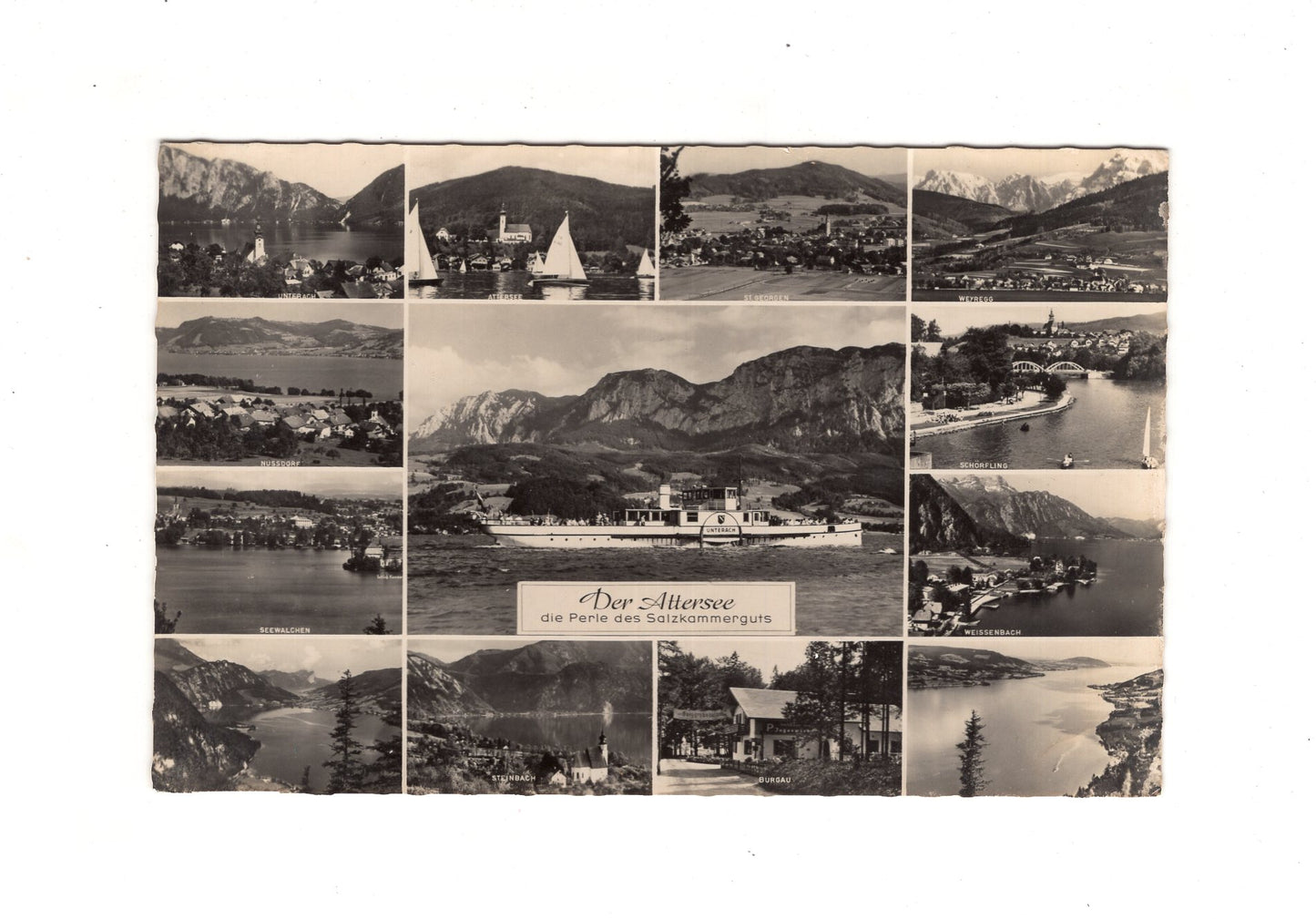 Ansichtskarte Der Attersee / Salzkammergut / Österreich