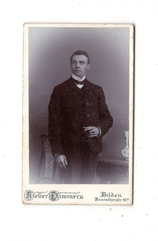 Fotografie Feiner Herr - Hilden um 1900