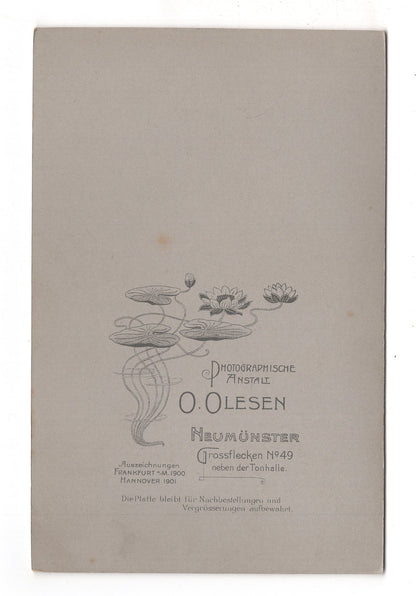 Fotografie Feines Paar - Neumünster 1900er / CAB X-24