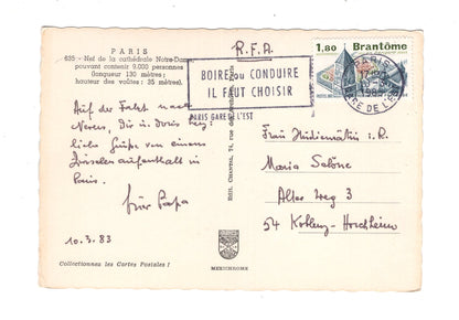 Ansichtskarte Paris / Notre-Dame / Frankreich