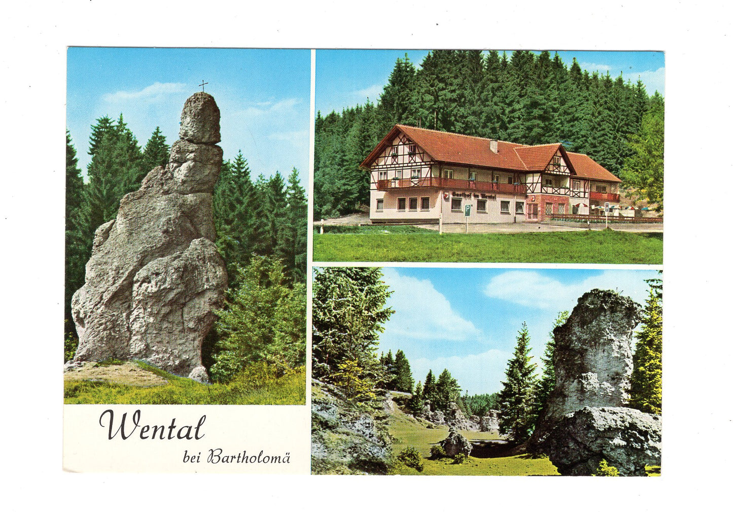 Ansichtskarte Gasthof im Wental bei Bartholomä