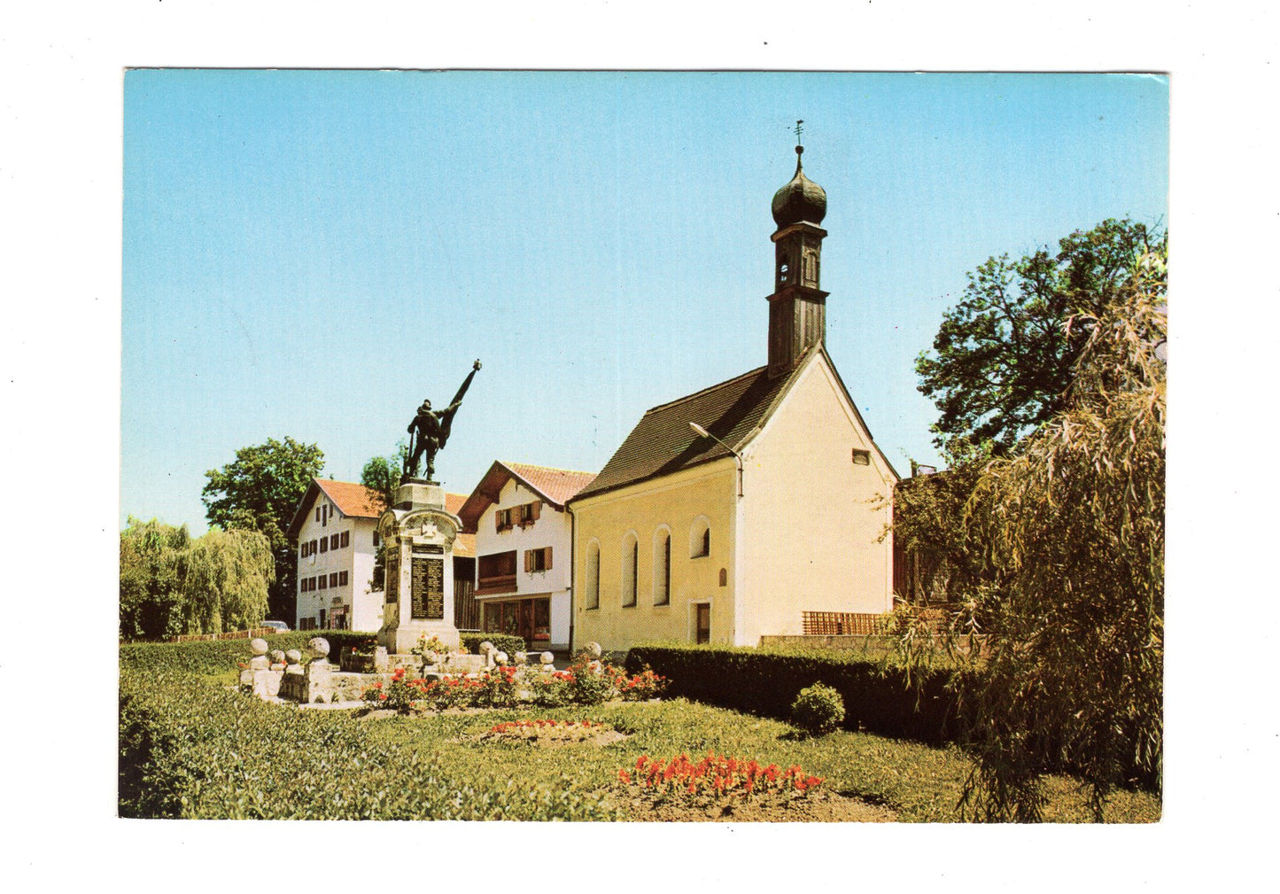 Ansichtskarte Weyarn / Oberbayern / Dorfplatz