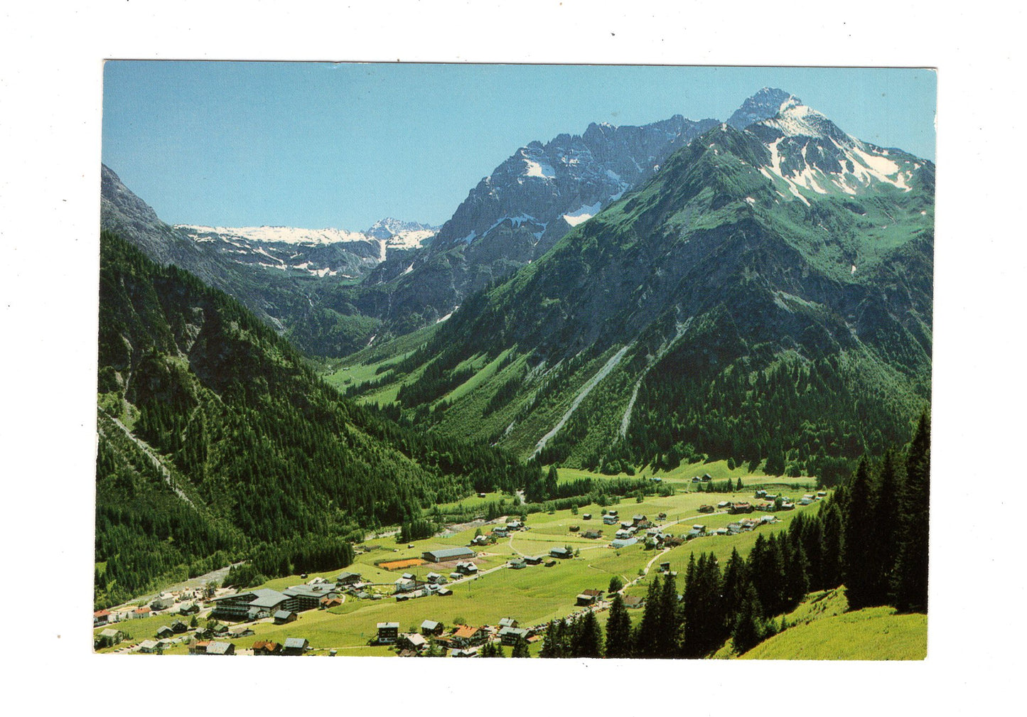 Ansichtskarte Bödmen / Kleinwalsertal / Österreich