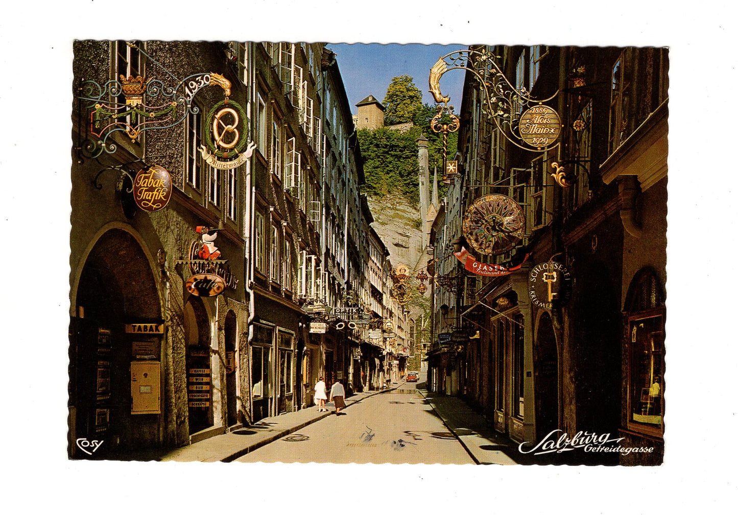 Ansichtskarte Salzburg / Getreidegasse / Österreich
