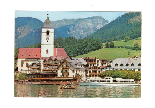 Ansichtskarte St. Wolfgang am See / Weißes Rössl / Salzkammergut / Österreich