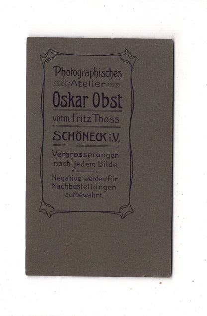 Fotografie Feines junges Mädchen - Schöneck im Vogtland 1900er
