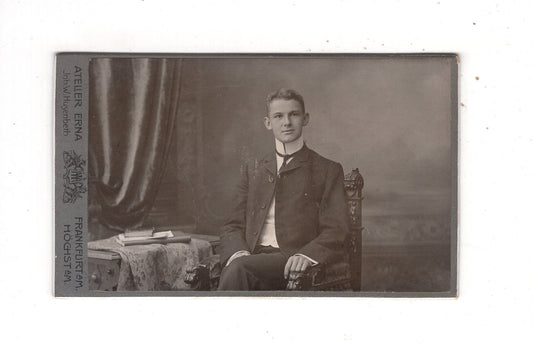 Fotografie Feiner Herr - Frankfurt Main / Höchst 1900er