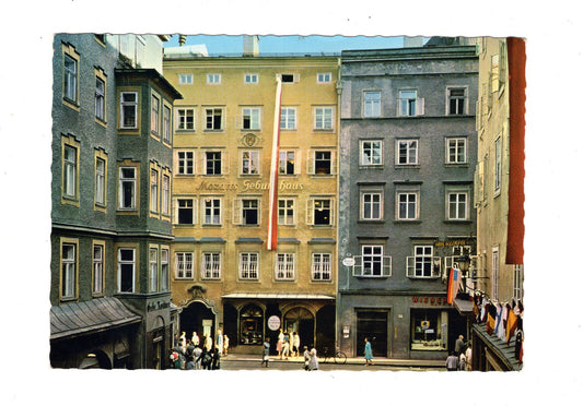 Ansichtskarte Salzburg / Mozarts Geburtshaus / Österreich