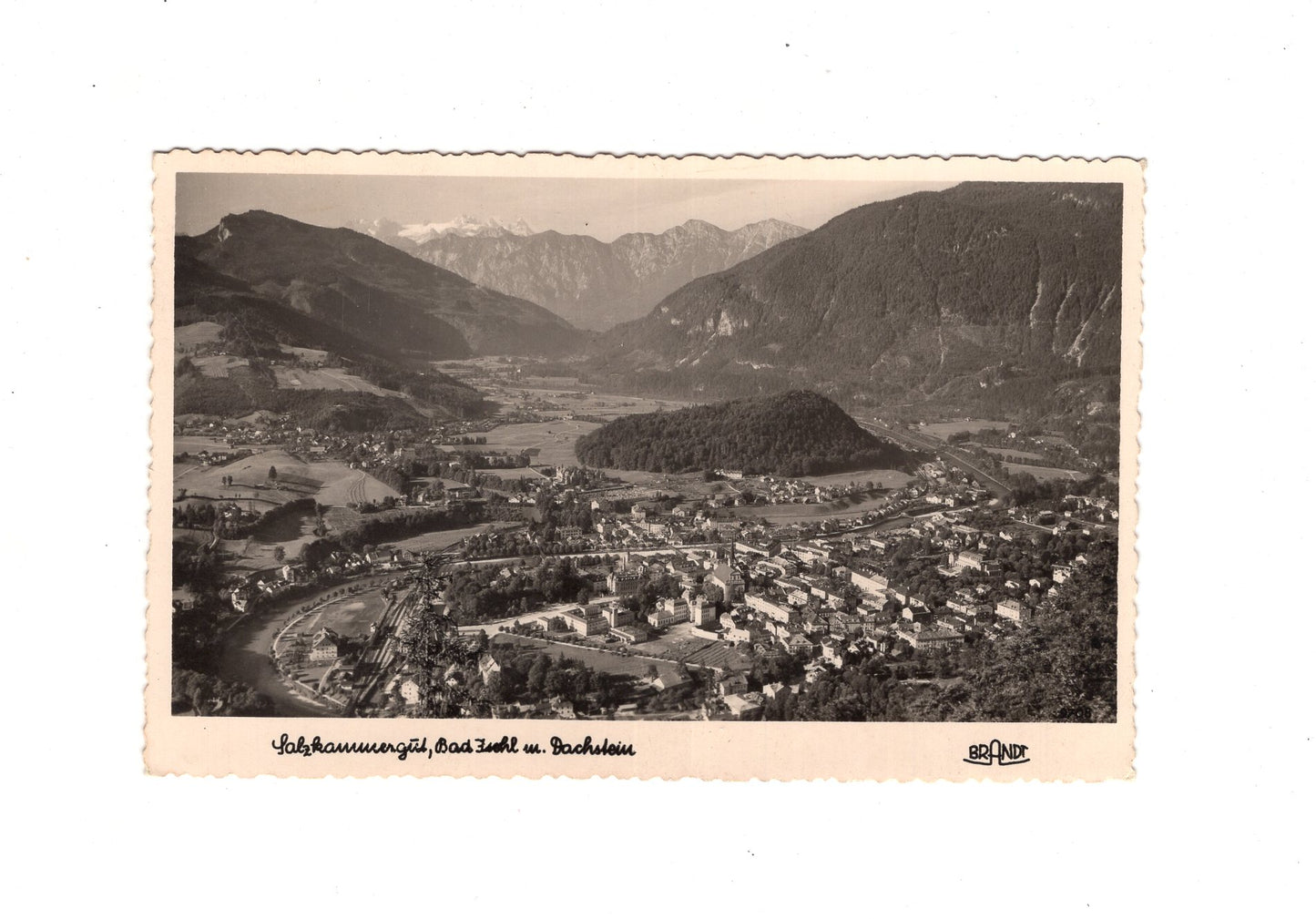 Ansichtskarte Bad Ischl mit Dachstein / Salzkammergut / Österreich