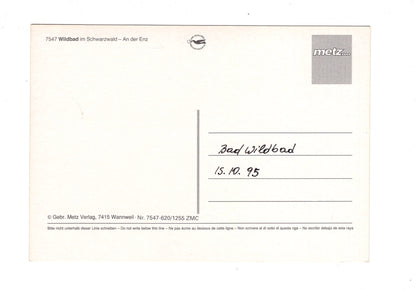 Ansichtskarte Wildbad im Schwarzwald / An der Enz / G1-68