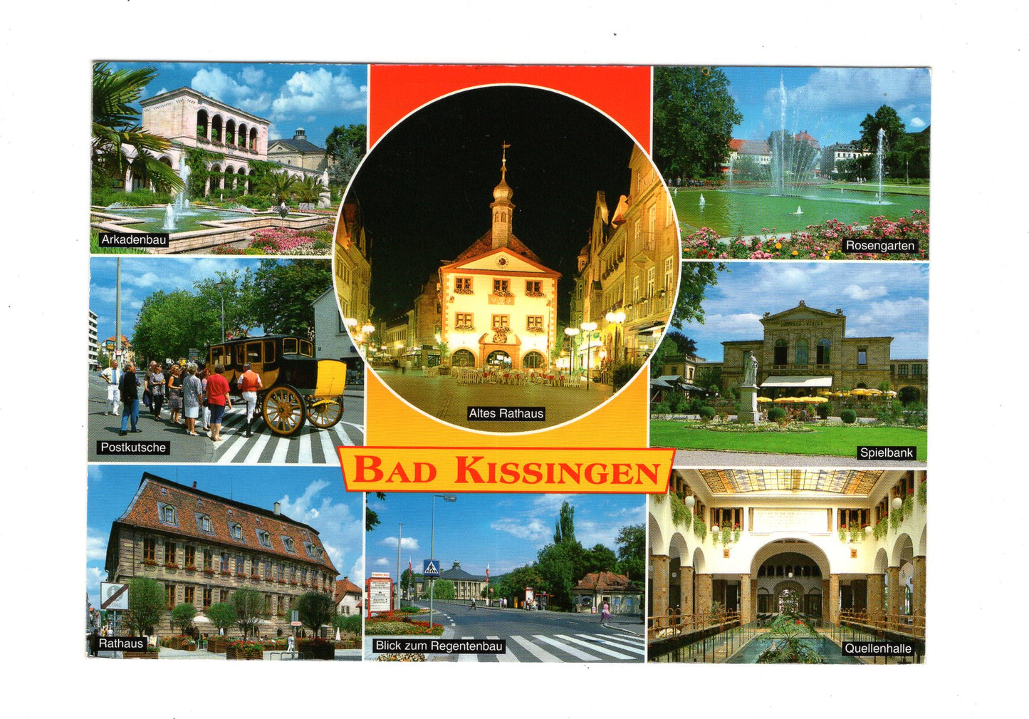 Ansichtskarte Bad Kissingen / Altes Rathaus / Arkadenbau +++