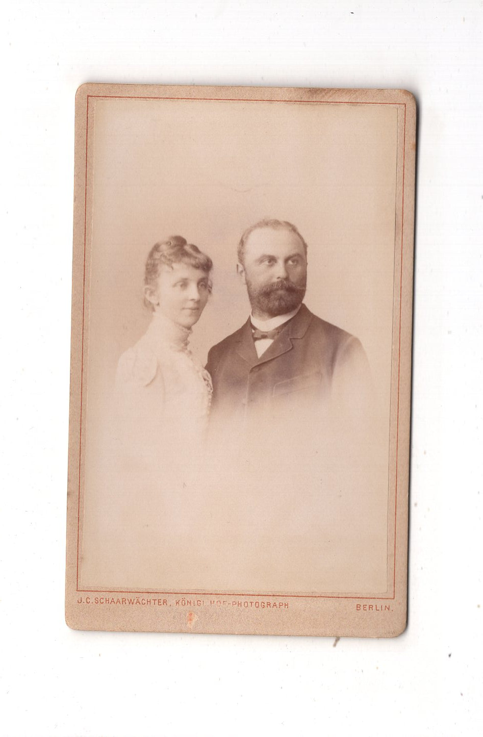 Fotografie Feines Paar - Berlin 1890 / CDV L1-36