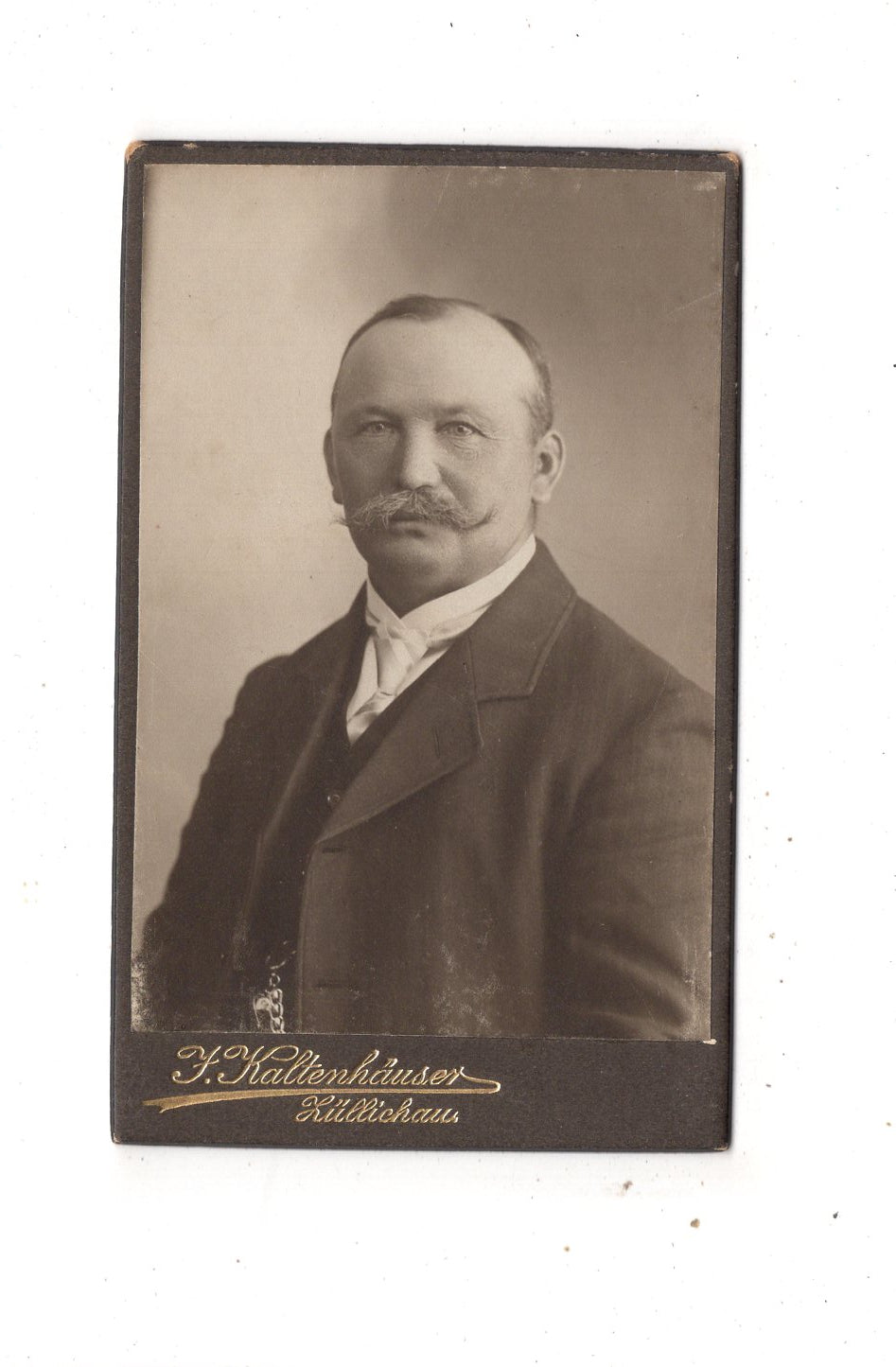 Fotografie Herrenportrait - Züllichau Sulechow 1900er
