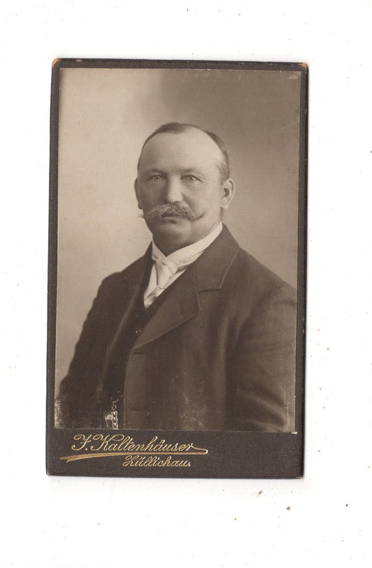 Fotografie Herrenportrait - Züllichau Sulechow 1900er