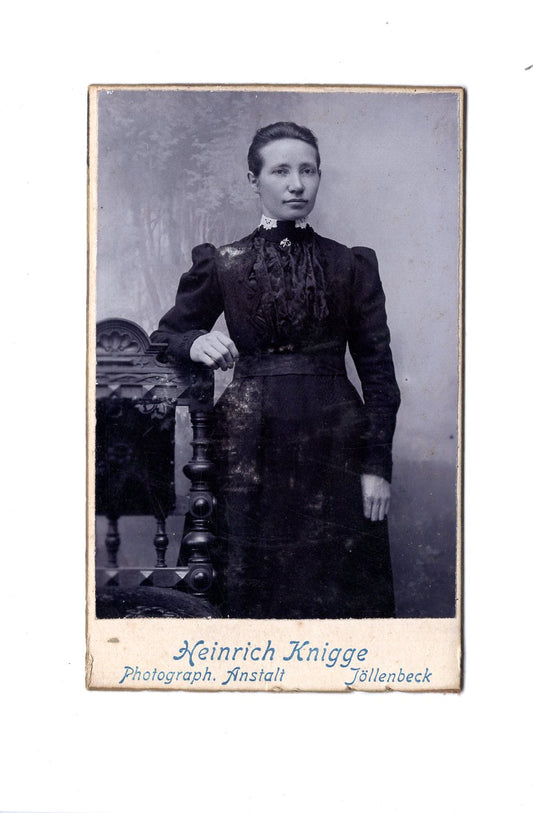 Fotografie Feine Dame - Jöllenbeck (Bielefeld) 1900er
